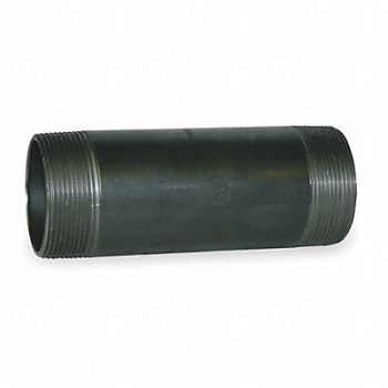 GRAINGER APPROVED Black Pipe Nipple Threaded 3x7 In, 1XLK2