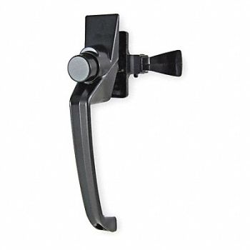 GRAINGER APPROVED Latch 7-1/4 In L 1-1/2 In W Black, 1XMK9
