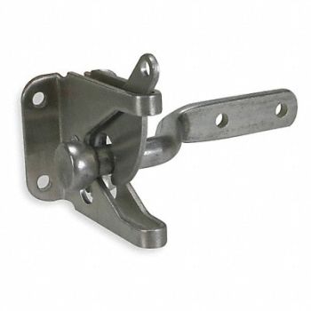 GRAINGER APPROVED Self-Latching Gate Latch 1-3/8 in W, 1XMP1