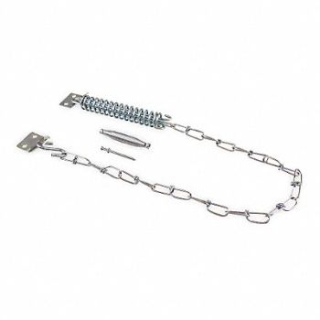 GRAINGER APPROVED Crash Chain 25-1/2 In L 7/16 In W Silver, 1XMP2