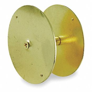 GRAINGER APPROVED Cylinder Hole Cover Brass O.D. 2 5/8 In, 1XMU7