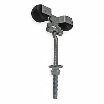 GRAINGER APPROVED Door Hanger Kit L 6 In PK2, 1XMZ1