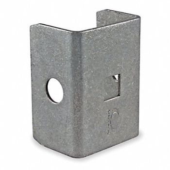 GRAINGER APPROVED Bracket End Cap Steel L 2 1/4 In, 1XNA1