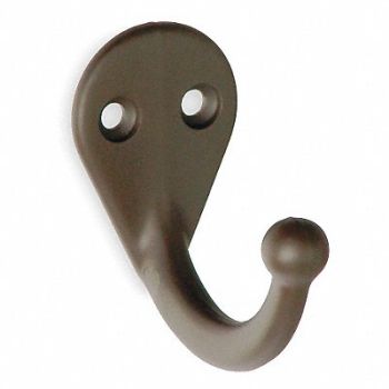 GRAINGER APPROVED Single Point Hook Bronze L 1 3/4 In, 1XNH3
