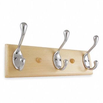 GRAINGER APPROVED Double Point Hook Chrome, 1XNH8