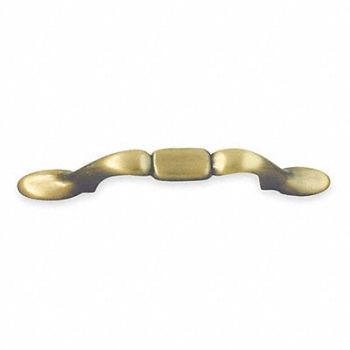 GRAINGER APPROVED Handle Pull Brass PK5, 1XNW7