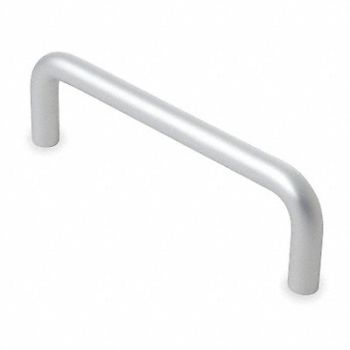 GRAINGER APPROVED Wire Pull Round Silver L 3 3/4 In, 1XNY4