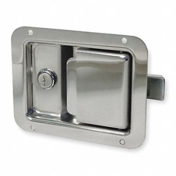 GRAINGER APPROVED Paddle Latch Passivated 5-1/2 in W, 1XPC4