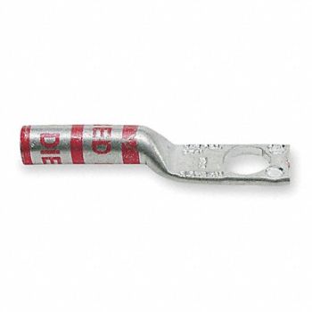 THOMAS BETTS OneHoleLugCmprsnConn Long White 66, 1XRA9
