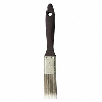 GRAINGER APPROVED Paint Brush 1 Flat Sash Polyester Soft, 1XRH4