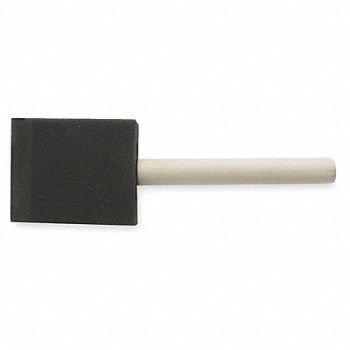 GRAINGER APPROVED Foam Brush 2 in Soft Flat Wood Handle, 1XRK1