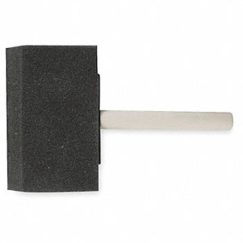 GRAINGER APPROVED Foam Brush 4 in Soft Flat Wood Handle, 1XRK3