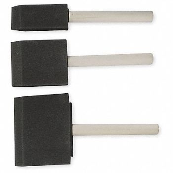 GRAINGER APPROVED Foam Brush Set 1 2 3 Foam Foam Soft, 1XRK4