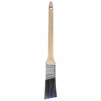 GRAINGER APPROVED Paint Brush 1 in Angle Sash Polyester, 1XRL1