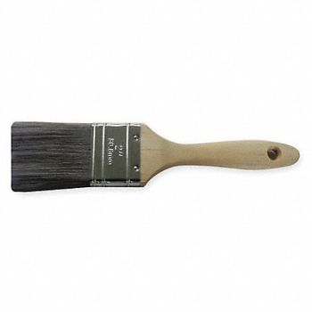 GRAINGER APPROVED Brush 2 Flat Sash Polyester 2 1/2 L, 1XRL6
