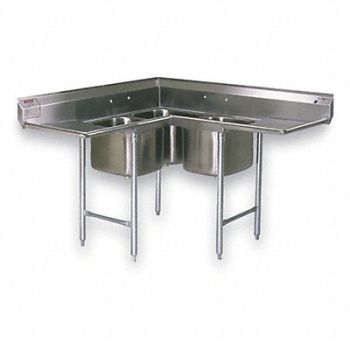 EAGLE GROUP Eagle Corner Sink Rect 19inx16inx14in, 1XUD5