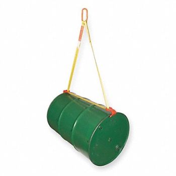 DAYTON Drum Sling Yellow Horizontal Polyester, 1XWA5