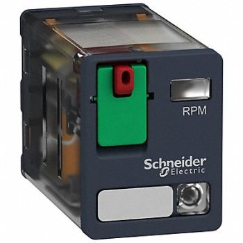 SCHNEIDER Gen Purpose Relay 8 Pin Square 120VAC, 1XZK9