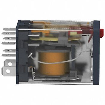 SCHNEIDER Gen Purpose Relay 8 Pin Square 24VAC, 1XZL2