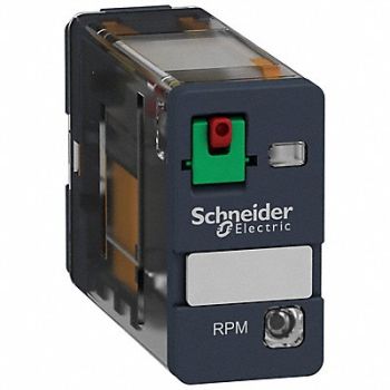 SCHNEIDER Gen Purpose Relay 5 Pin Square 24VAC, 1XZN7