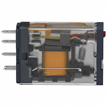 SCHNEIDER Gen Purpose Relay 5 Pin Square 24VDC, 1XZN8