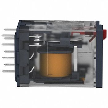 SCHNEIDER Gen Purpose Relay 8 Pin Square 240VAC, 1XZP4