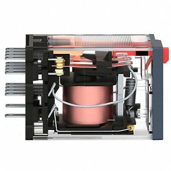 SCHNEIDER Gen Purpose Relay 14 Pin Square 24VAC, 1XZP6