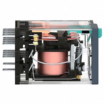 SCHNEIDER Gen Purpose Relay 14 Pin Square 24VDC, 1XZP8