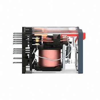 SCHNEIDER Gen Purpose Relay 11 Pin Square 120VAC, 1XZR2