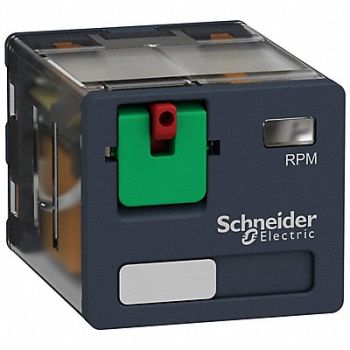 SCHNEIDER Gen Purpose Relay 11 Pin Square 120VAC, 1XZZ7