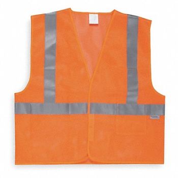 CONDOR High Visibility Vest Class 2 5XL Orange, 5NVE6
