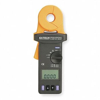 EXTECH Clamp On Earth Resistance Tester LCD, 1YB44