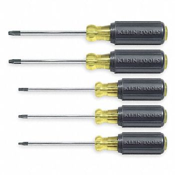 KLEIN TOOLS Screwdriver Set NmPcs5, 1YBR7