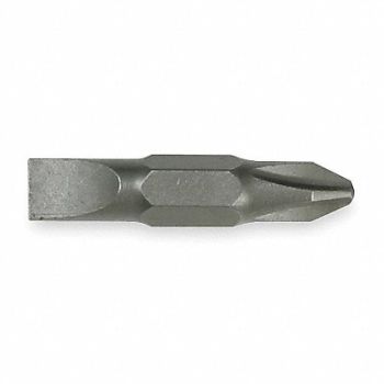 KLEIN TOOLS Insert Bit SAE 1/4 Hex #2/1/4 PK2, 1YBT2