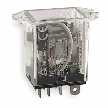 OMRON H8020 Flange Relay 240VAC 8 Pins 15A @ 120V AC, 1YCY9