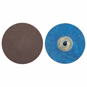 NORTON J0817 Quick-Change Sand Disc 2 in Dia TS PK100, 1YFL3