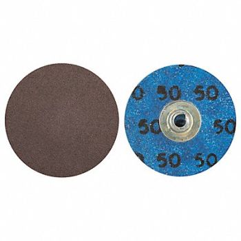 NORTON J0817 Quick-Change Sand Disc 2 in Dia TS PK100, 1YFL4