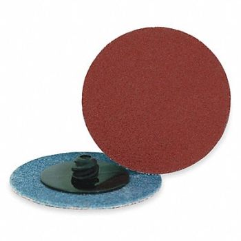 ARC ABRASIVES J0704 Quick-Change Sand Disc 3 in Dia TR PK25, 1YFT7