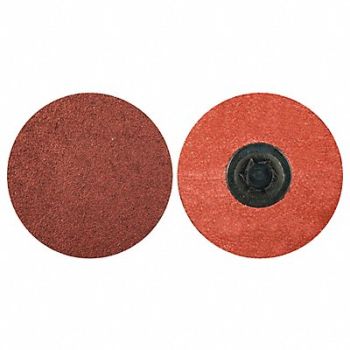 MERIT J0775 Quick-Change Sand Disc 3 in Dia TP PK50, 1YFV3