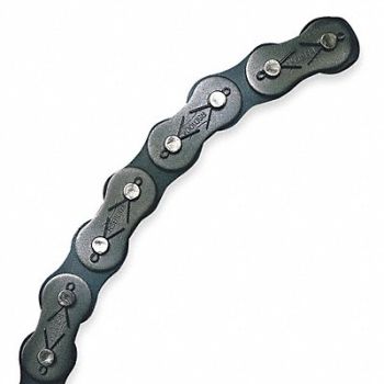 TSUBAKI Roller Chain 10ft Cottered Pin SS, 1YGT8