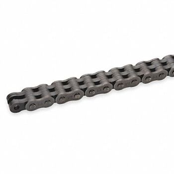 TSUBAKI Leaf Chain BL8 Steel 1 Pitch 10 ft., 1YGX2