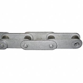 TSUBAKI Roller Chain 10ft Riveted Pin Steel, 1YGY7