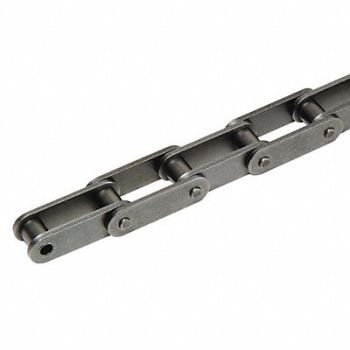 TSUBAKI Roller Chain 10ft Riveted Pin Steel, 1YGZ7