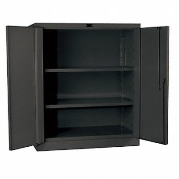 HALLOWELL Strg Cab 42 x36 x21 Charcoal 2Shlv, 1YHJ5