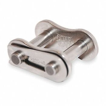 TSUBAKI Connecting Link SS Riveted 11/32 in PK5, 1YJF9