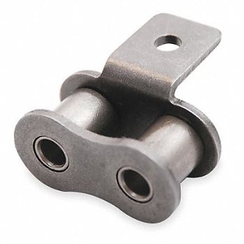 TSUBAKI Roller Attachment Link Tab A-1 Steel, 1YKN8