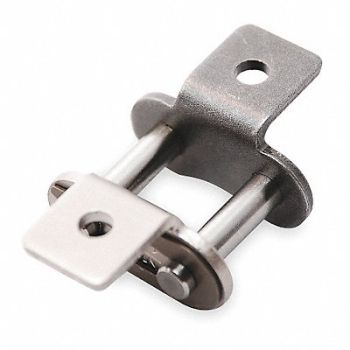TSUBAKI Attachment Link Tab K-1 Steel, 1YKR3