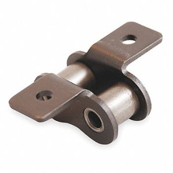 TSUBAKI Roller Attachment Link Tab K-1 Steel, 1YKR4