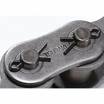 TSUBAKI Connecting Link SS Riveted 1 25/64 in, 1YKW9