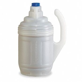 JUSTRITE Bottle Jacket 1 gal Clear Polyethylene, 1YNJ4